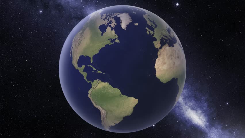 Asia Map Globe Earth from space
