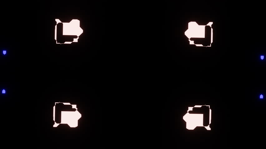 3D digital animation of pulsating neon techno music abstract background VJ Loop. Seamless loop motion graphics for the night club music scene, shows, retro, high-tech.