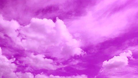 Pink Evening Rain Clouds Time の動画素材 ロイヤリティフリー Shutterstock