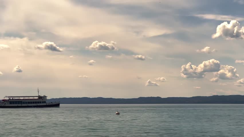 Boats in the Garda Lake