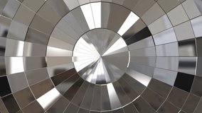 Realistic retro disco mirror ball tiled abstract reflective spinning looping night club, party, event background. - Powered by Shutterstock - Get 15% off with code: PIKWIZARD15