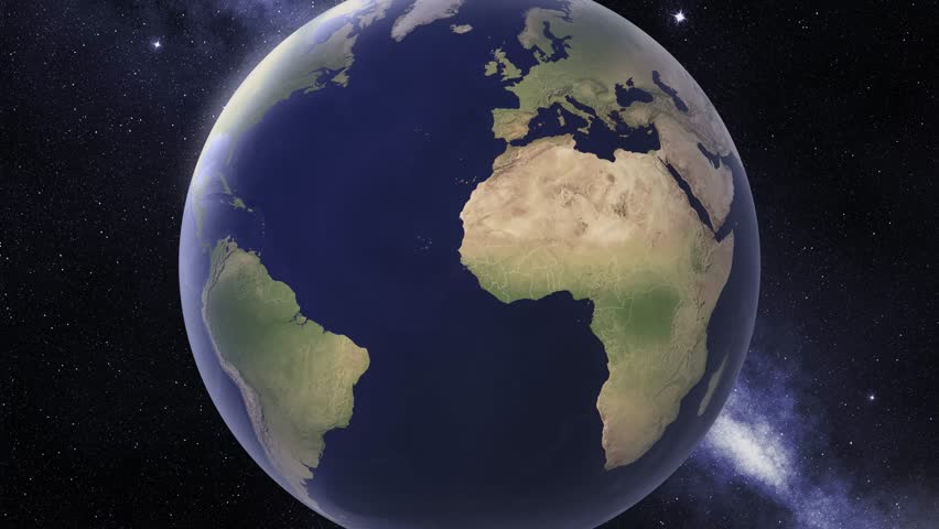 China Map Globe Earth from space
