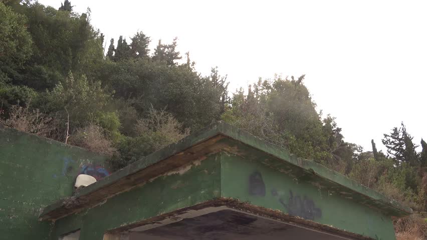 British military bunker during World War II, Mount Carmel Haifa Israel