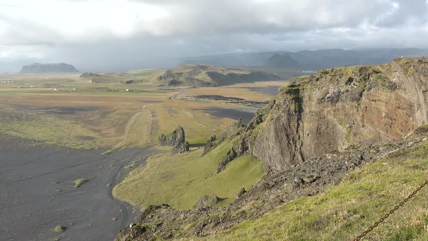 Mountain landscapes of Iceland. Travels and adventures. Beautiful nature of Iceland