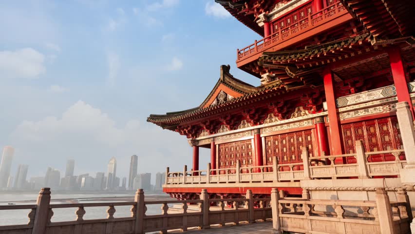 
beautiful view of forbidden city temple in beijing china, palace complex located in beijing china