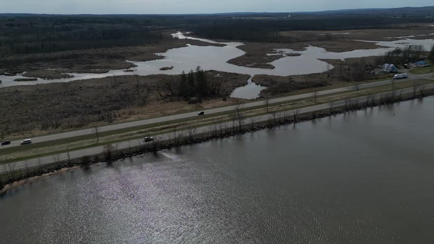 Highway 2 outside Ahland WI