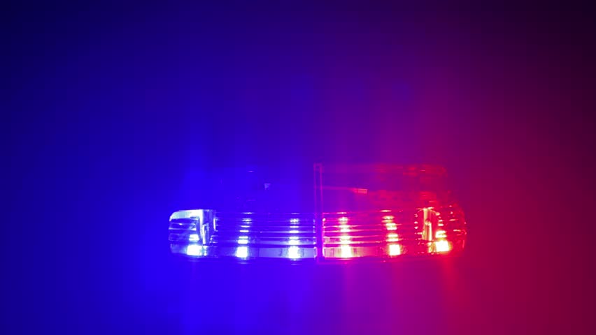 Police Flasher Blue Red Background