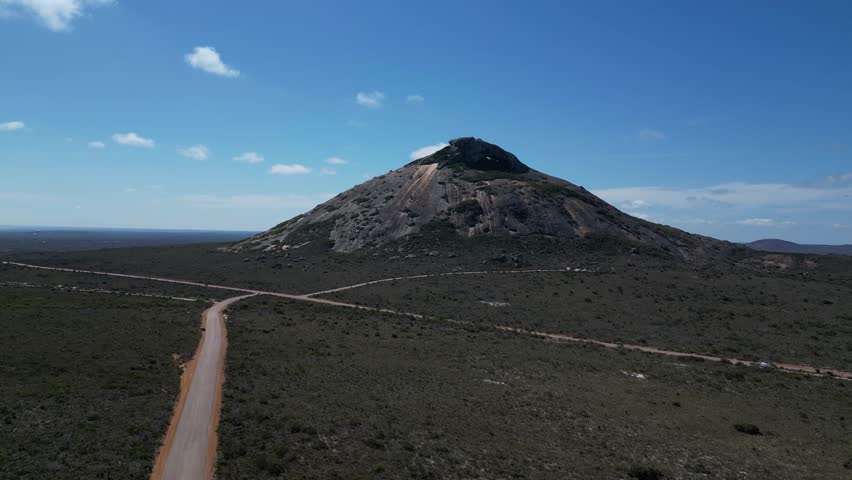 Birds eye view over the surroundings of Frenchman Mountain in Cape Le Grand Area.