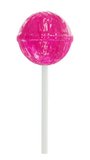 Vertical video. Realistic looping 3D animation of the spinning pink lollipop rendered in UHD as PNG with alpha channel.