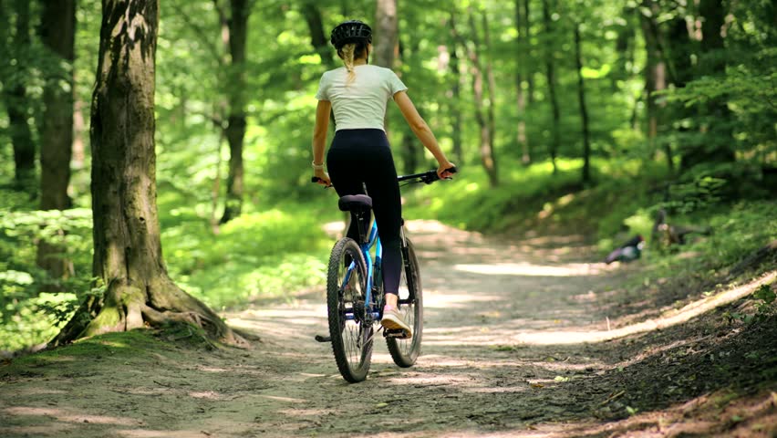 Cyclist Sport Recreation On Bicycle. Cyclist Healthy Lifestyle Training Bike MTB Bike Cycling Workout Sport Recreation. Cyclist Athlete Fit Sportswear Cycling MTB.Fitness Exercise Cycling Sport Biking