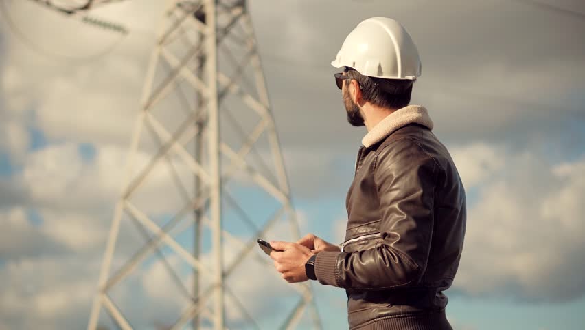 Foreman Designer On Construction Site.Civil Engineer Developer With Helmet. Builder Constructor Foreman. Real Estate Building Project Architect.Civil Architect Builder On Construction Site With Helmet