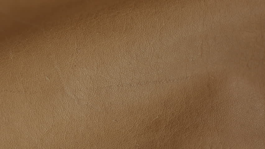 Natural Brown Leather Texture Background. Stock Footage Video (100%