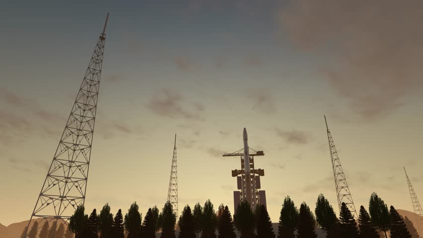 Space satellite launch base sun delay