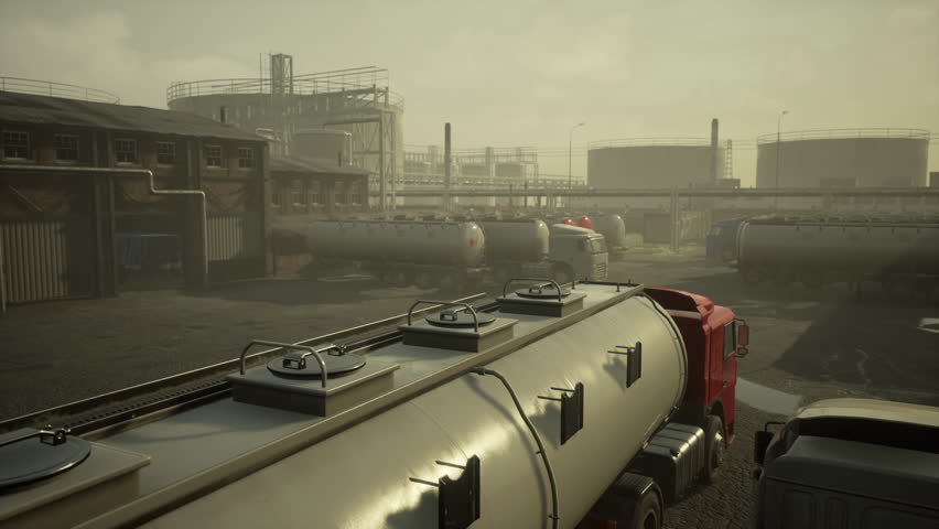 Details with the equipment in an oil refinery