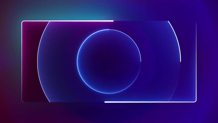 4K Neon Element digital art background motion graphics futuristic elements Vertical  2d abstract animation glowing gradient graphic neon grid for both horizontal and vertical screens in mixed shapes Royalty-Free Stock Footage #3487875827