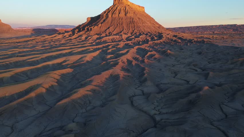 Factory Butte, Hanksville Utah, America, USA.