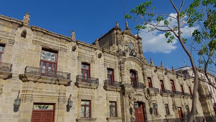 buildings and monuments of the historic center of the city of Guadalajara Jalisco, Mexico