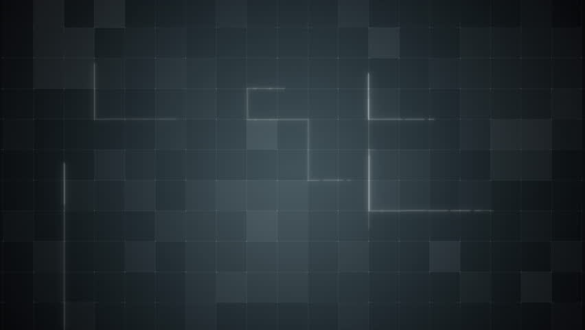 Abstract background Video overlay Futuristic HUD Head up display interface template with basic geometry grid line element. Video template widescreen aspect ratio