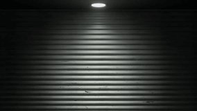 3D wall with low light dark theme light blub dark light 4k video 