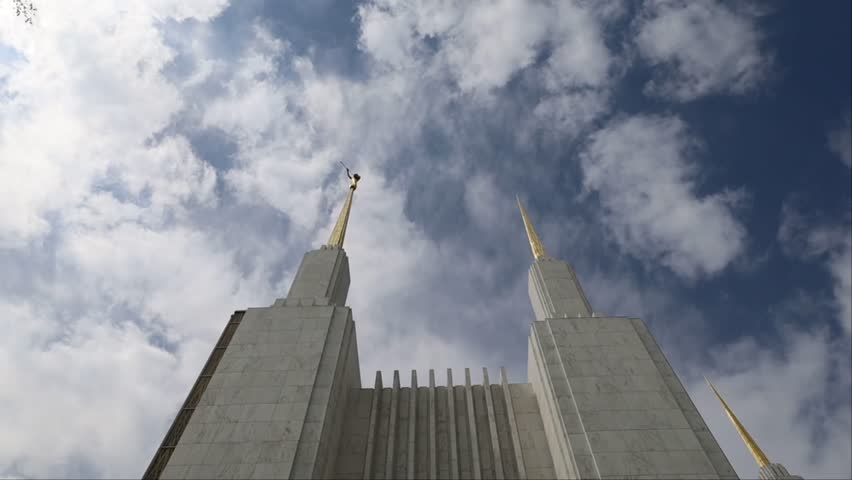 Kensington, Maryland, USA The facade and grounds of the Mormon Temple, or Washington D.C. Temple