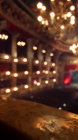 classic theater with opulent gold accents