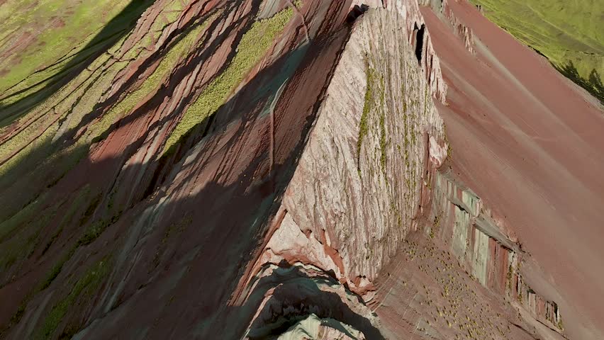 Rainbow Mountain, Peru. Also known as Cerro Colorado near to Cusco.