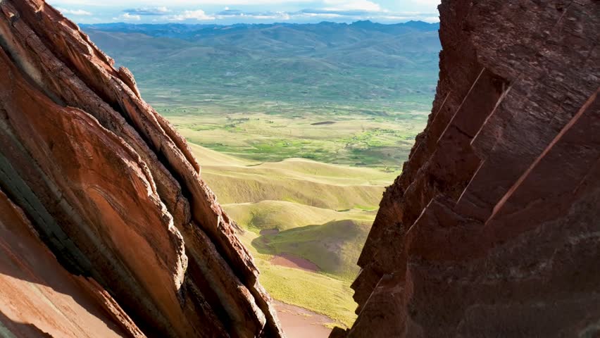 Rainbow Mountain, Peru. Also known as Cerro Colorado near to Cusco.