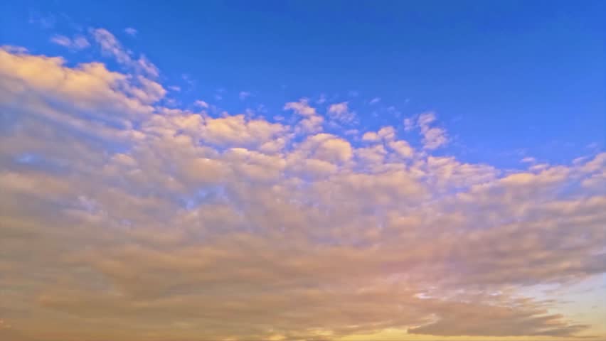 timelapse video - cute golden sunrise with nebulosity - loop video Royalty-Free Stock Footage #3489663307