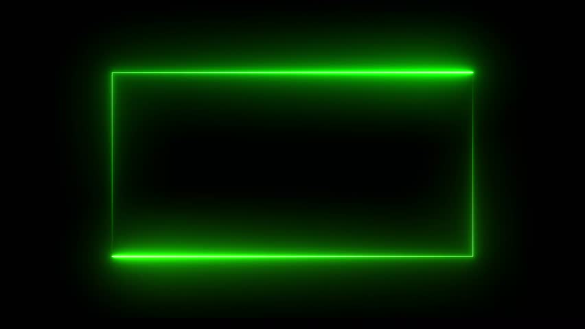 Glowing line frame web neon box pattern. LED screens projection technology. Glowing line frame web neon box pattern. 4K retro neon green lights wiggle on black background. - Powered by Shutterstock - Get 15% off with code: PIKWIZARD15