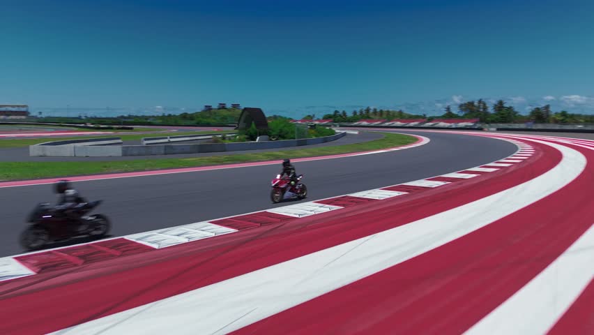 Race Track End of Race drone