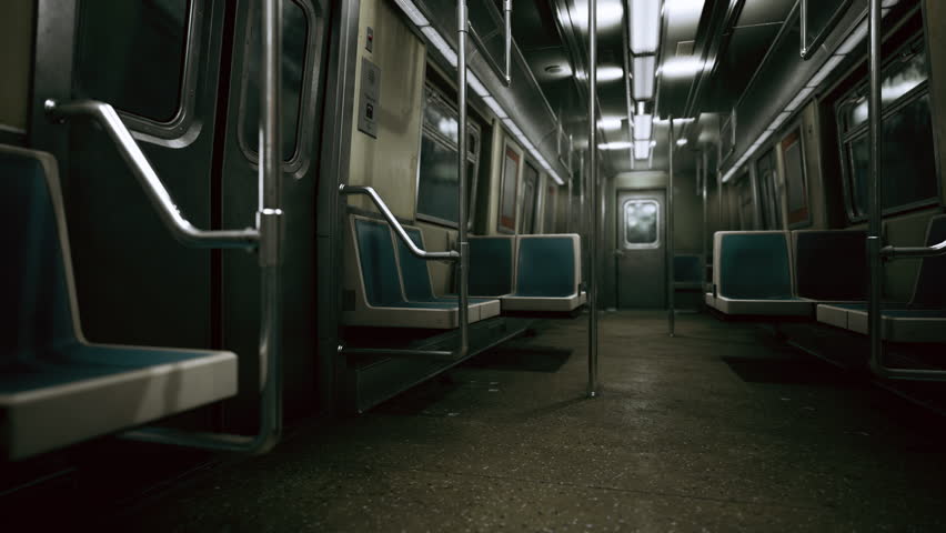 empty Public Transit Subway Metro Train
