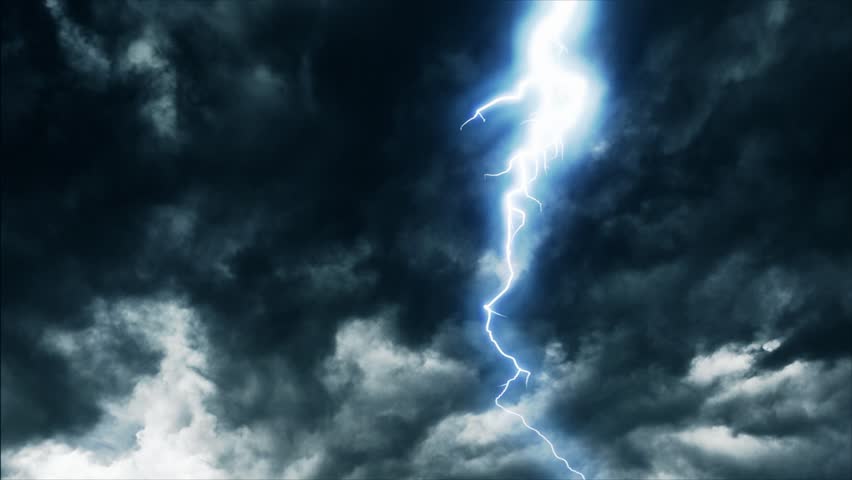 Lightning In Dark Clouds Bright Stock Footage Video 100 Royalty Free Shutterstock