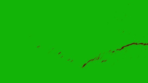 Blood Lens Hit green screen video 4k , The video element of on a green screen background, Ultra High Definition, 4k video, on a green screen background. Arkistovideo