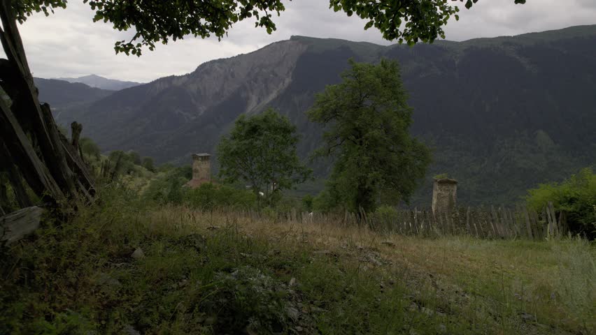 aerofootage svaneti fantastic mountains georgia