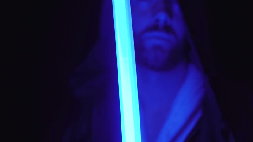 Cinematic Sci-Fi Hero Ready To Fight, Cloak In 4K