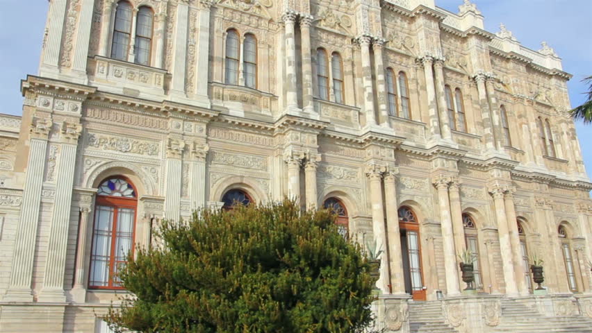 Dolmabahce sultan palace in Istanbul Turkey