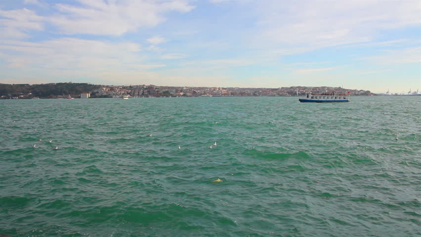 Bosphorus Strait in Istanbul Turkey