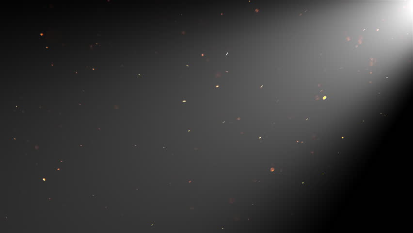 Volumetric light with dust. Computer generated 3d render