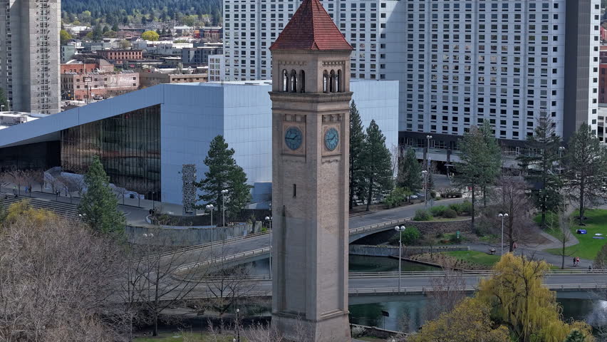 spokane washington state city downtown riverfront park