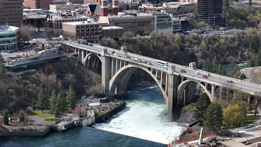 spokane washington state city downtown riverfront park