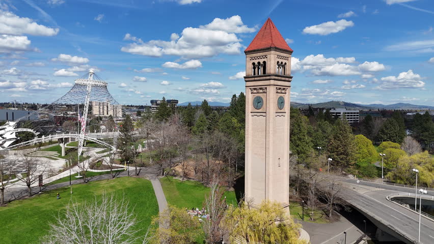 spokane washington state city downtown riverfront park