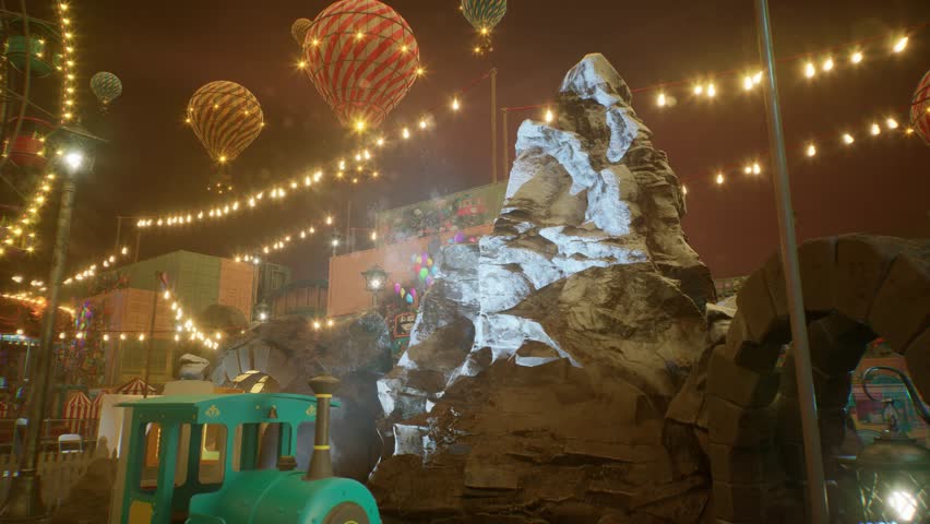 super cool 3d amusement park