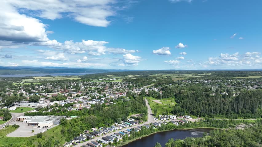 chicoutimi nord saguenay 4k drones shots