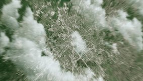 Zooming on Houston, US. Earth zoom in from outer space to city. The animation continues by zoom out through clouds and atmosphere into space. View of the Earth at night. Images from NASA. 4K - Powered by Shutterstock - Get 15% off with code: PIKWIZARD15