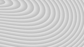 abstract curve waves flowing in light gray color illustration.  Liquid background UHD 4k video.	
