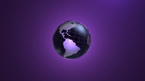 Beautiful purple background with earth