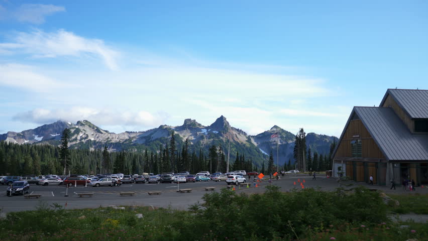 Mt Rainier National Park Paradise Visitor Center Area