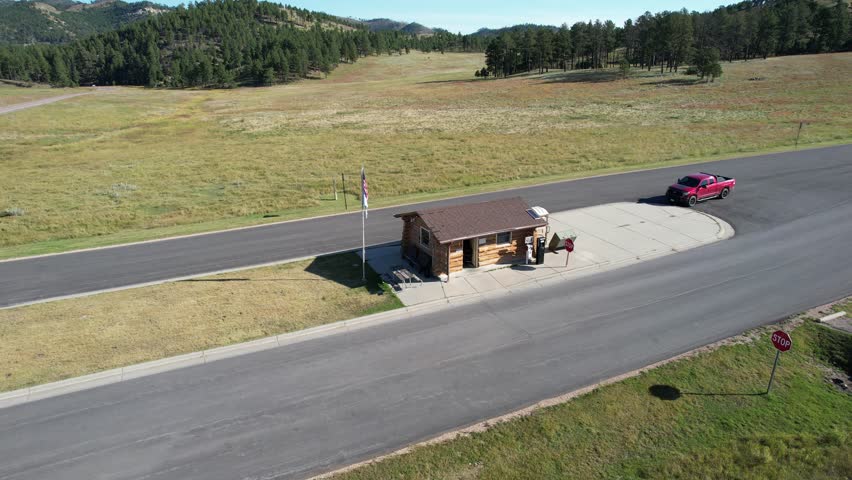 The Blue Bell Entrance to Custer State Park, near Rapid City, South Dakota.