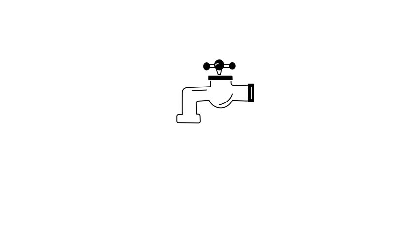 An editable line animated icon of cash flow 