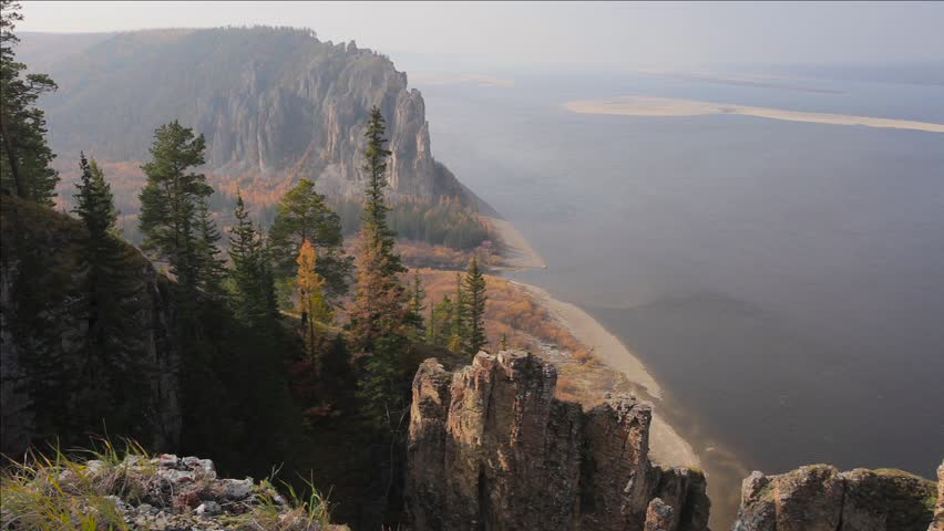 Lena Pillars, national park in Yakutia